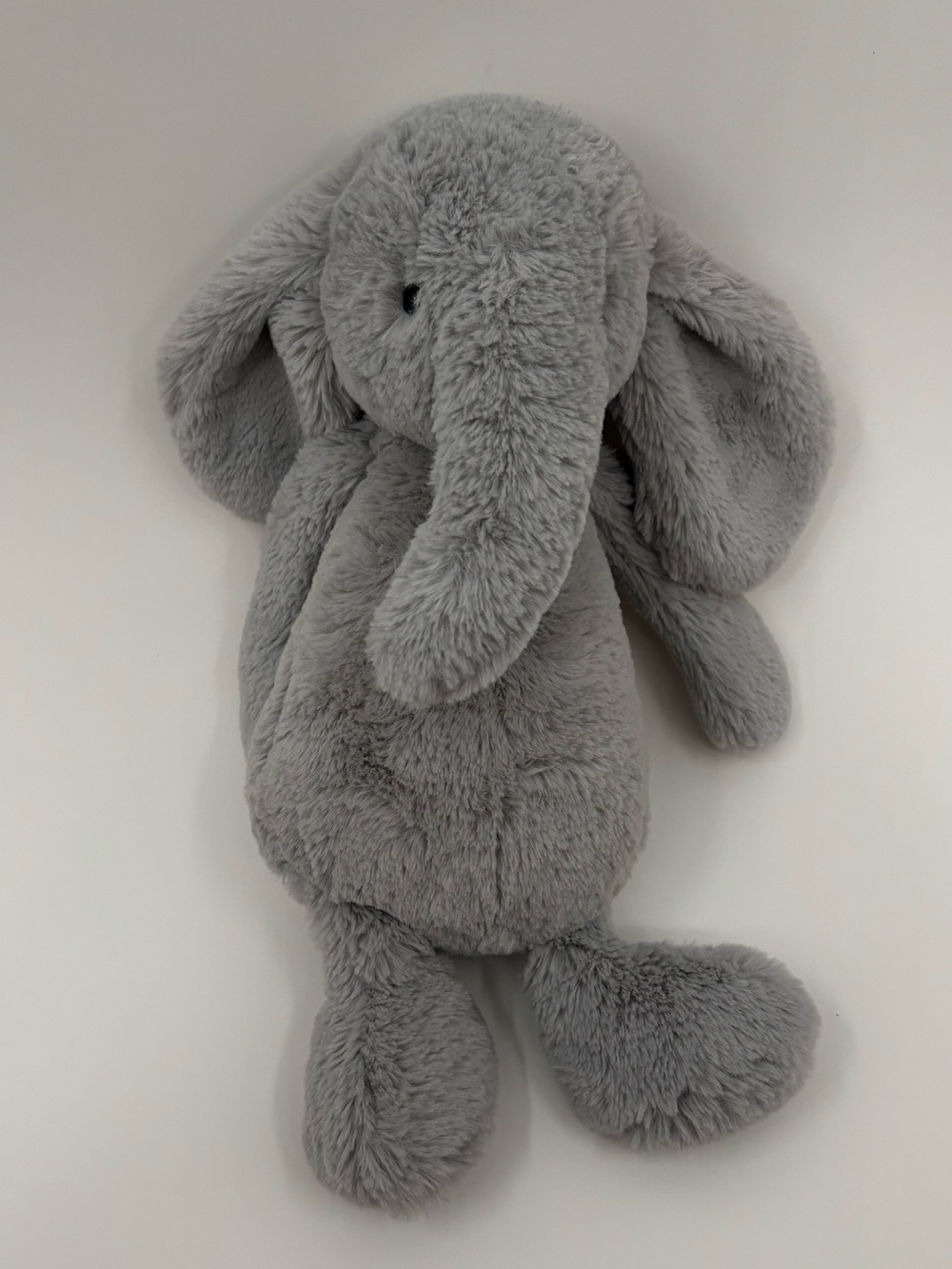 Jellycat Limited Edition Bashful Luxe Plush Gray Elephant Soft Toy